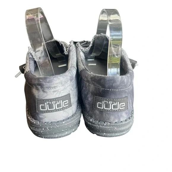 NWT Hey Dude Wally Funk Slip On Shoes Raven Tie Dye Men's Size 8 - Picture 5 of 7